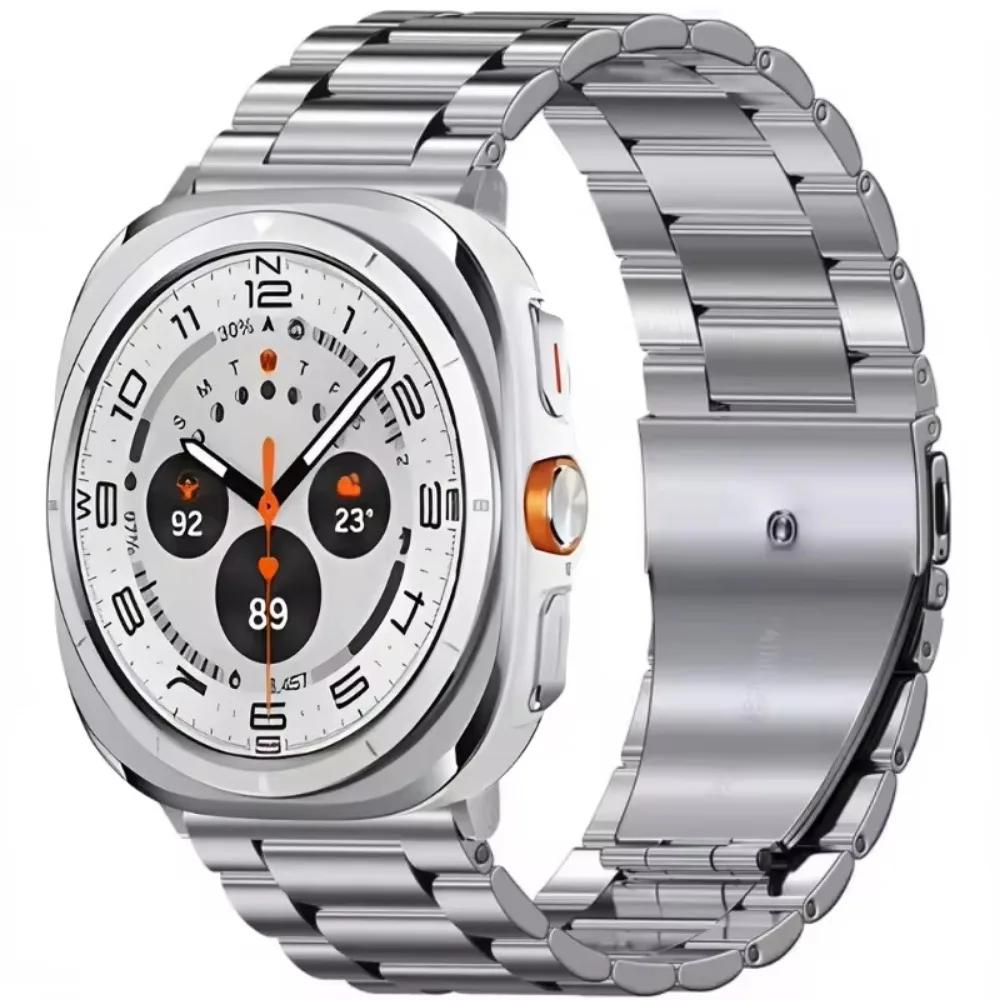Strap for Samsung Galaxy Watch 8-7 Ultra 47mm Metal Stainless Steel Bracelet Watchband For Galaxy Watch 8-8 Classic 40/44mm 46mm