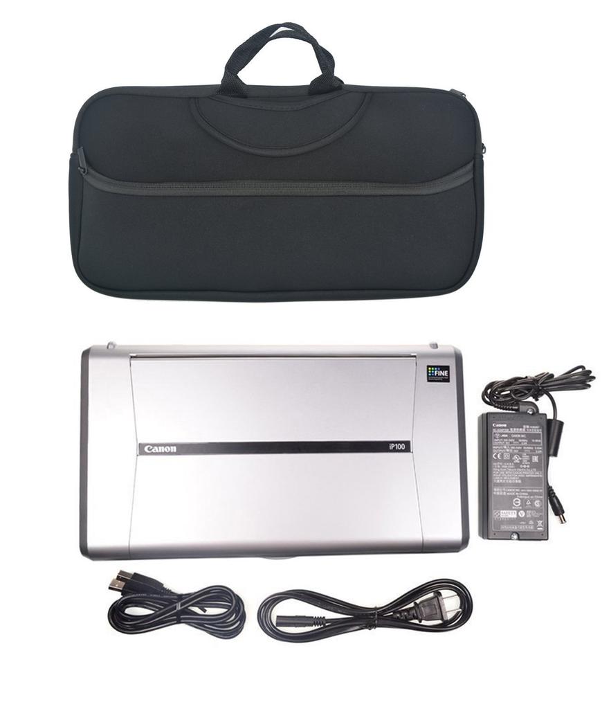 Orchidtent Portable Printer Dustproof and Waterproof Printer Storage Bag with Rectangular Printer Bag for Canon PIXMA Canon PIXMA iP100 Portable Canon