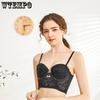 French Lingerie Women's Sexy Lace Soft Steel Ring Bra Gathering Bra Fishbone Vest Bra