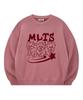 WAIKEI Mlts Line Graphic Knit Pink