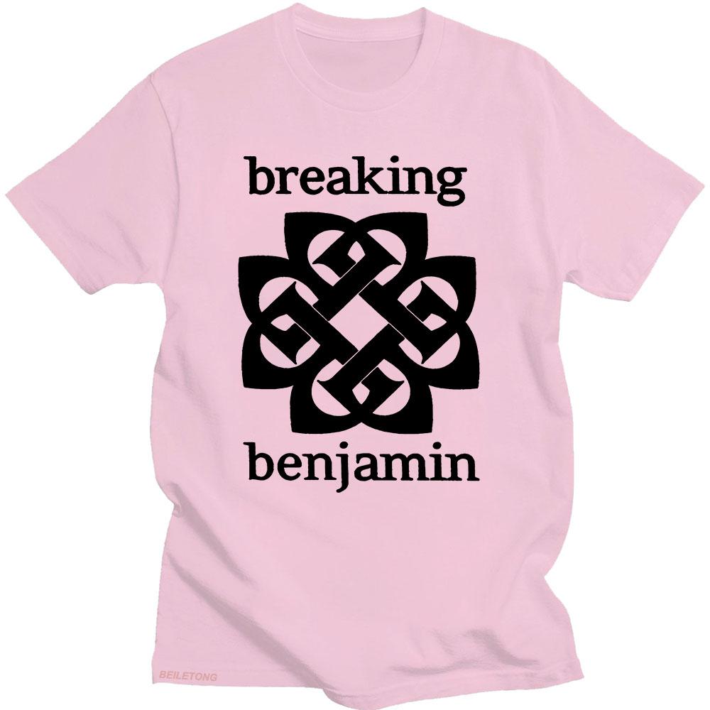 Camiseta Breaking Benjamin Estampa Gráfica Hip Hop Vintage Algodão Camiseta Manga Curta Gótica Unissex Camisetas de Alta Qualidade