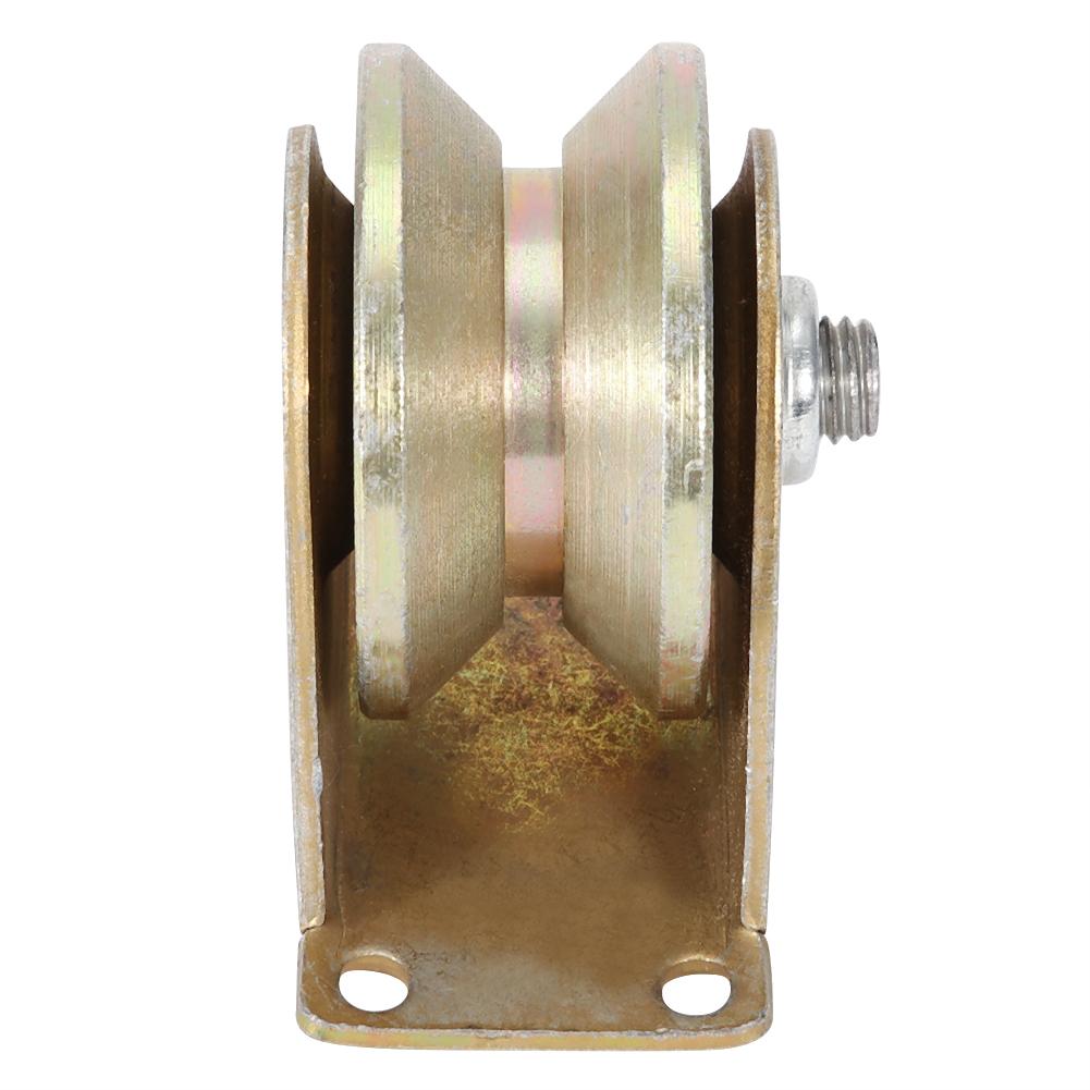 2Pcs 60mm Diameter Sliding Gate Roller Steel V Type Wheel Track for Sliding Door