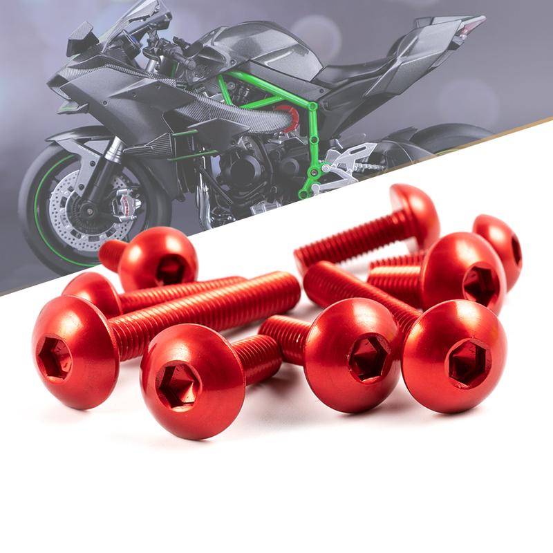 190ks Sada šroubů karoserie motocyklu Šrouby kapotáže pro Honda CBR600RR CBR1000F CBR 600 900 929 954 1000 RR CBR600 F F2 F3 F4 F4i