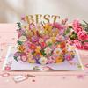 Special Mother's Day Invitation Card Handmade Greeting Card Gift for Mom 3D Popup Flower Surprise Card