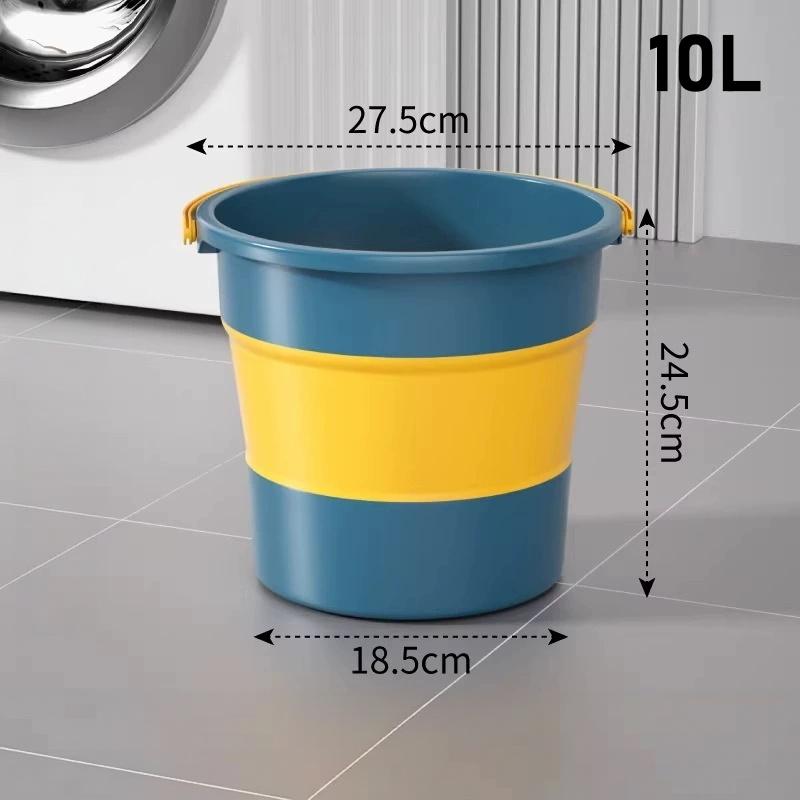 Collapsible Bucket 5/10L Cleaning Bucket Mop Bucket Folding Foldable Portable Small Plastic Water Container for Outdoor Use