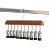 PIENSE Hat Hat Cap Clip Holds 20 Sock Closet Storage Hanger, Storage, Storage, Hanger, Hats, Hanger, (Brown)