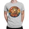 Classic Funny 100 Cotton Tshirt Cute Monkey Hugging Plush Tops Tees For Unisex