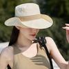 Outdoor sun protection hiking fisherman hat for women, spring and summer Korean version, versatile, face-slimming bucket hat, dual-use sun hat