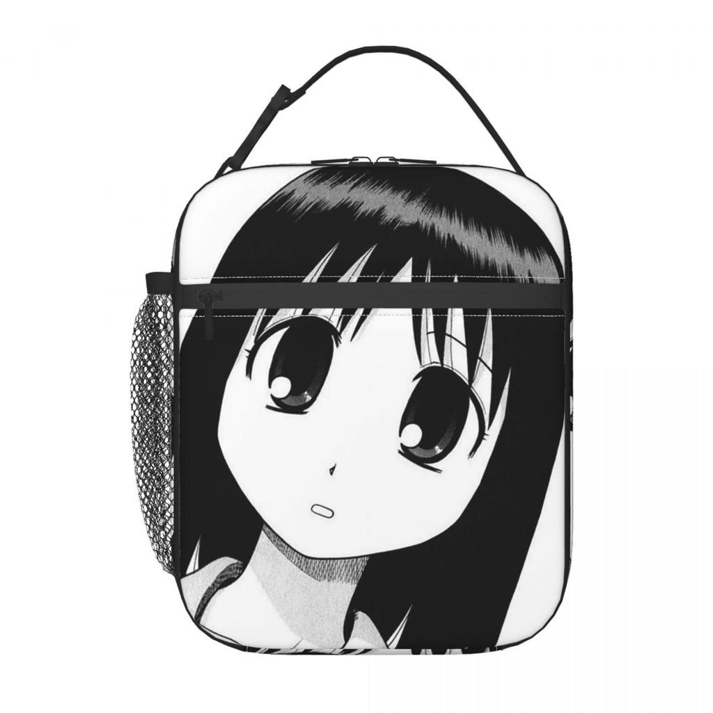 Azumanga Daioh Anime Osaka Ayumu Kasuga Isolierte Lunchtasche für Damen Kinder Tragbare Lebensmittelboxen Thermische Lunchbox Tragetasche