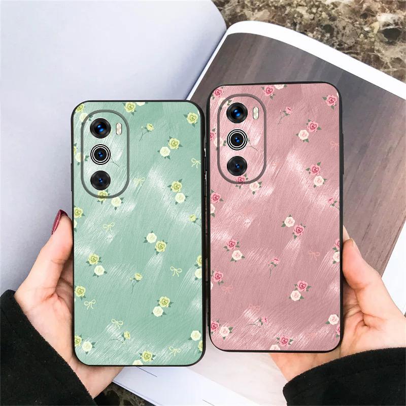 Gradient Yellow Rose For Motorola Moto G04 05 14 15 24 34 35 54 55 75 84 85 Edge 40 50 Fusion 60 Fusion TPU soft phone case