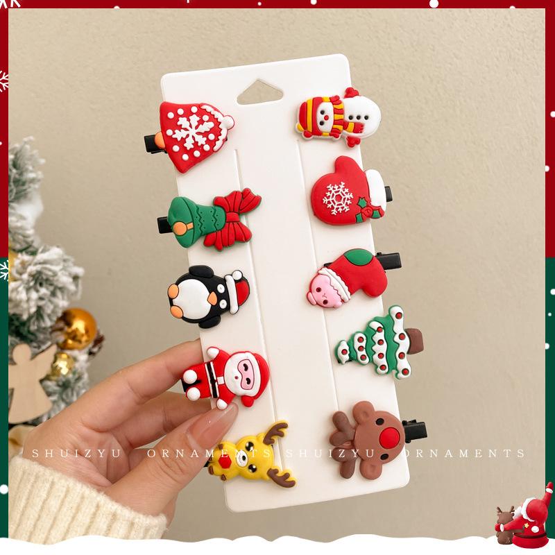 Children's Christmas Reindeer Headband - Cute Holiday Hair Accessory for Photos