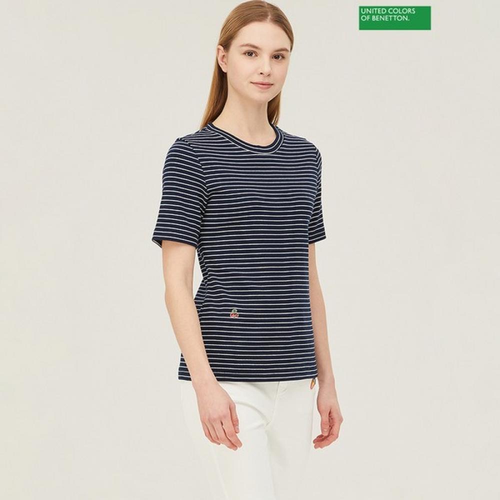 Benetton BeneTTon Bb riBbed STripe T shirT baTs18411