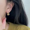 925 Sterling Silver Earrings For Women Trendy Simple Geometric Strip Earring Jewelry Prevent Allergy Party Christmas Accessories