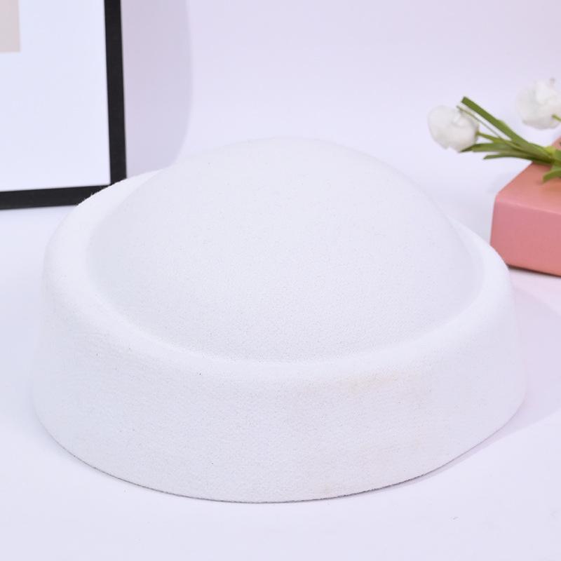 

Осень и Зима Ретро Шерстяной Цилиндр Французский Высокий Класс Темперамент Элегантная Простая Универсальная Шляпа для Женщин Теплая Adjustable