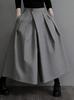 Fashion Hakama Pants Women Unisex Streetwear Wide Leg Samurai Trousers Dark Aesthetic Skirt Pants