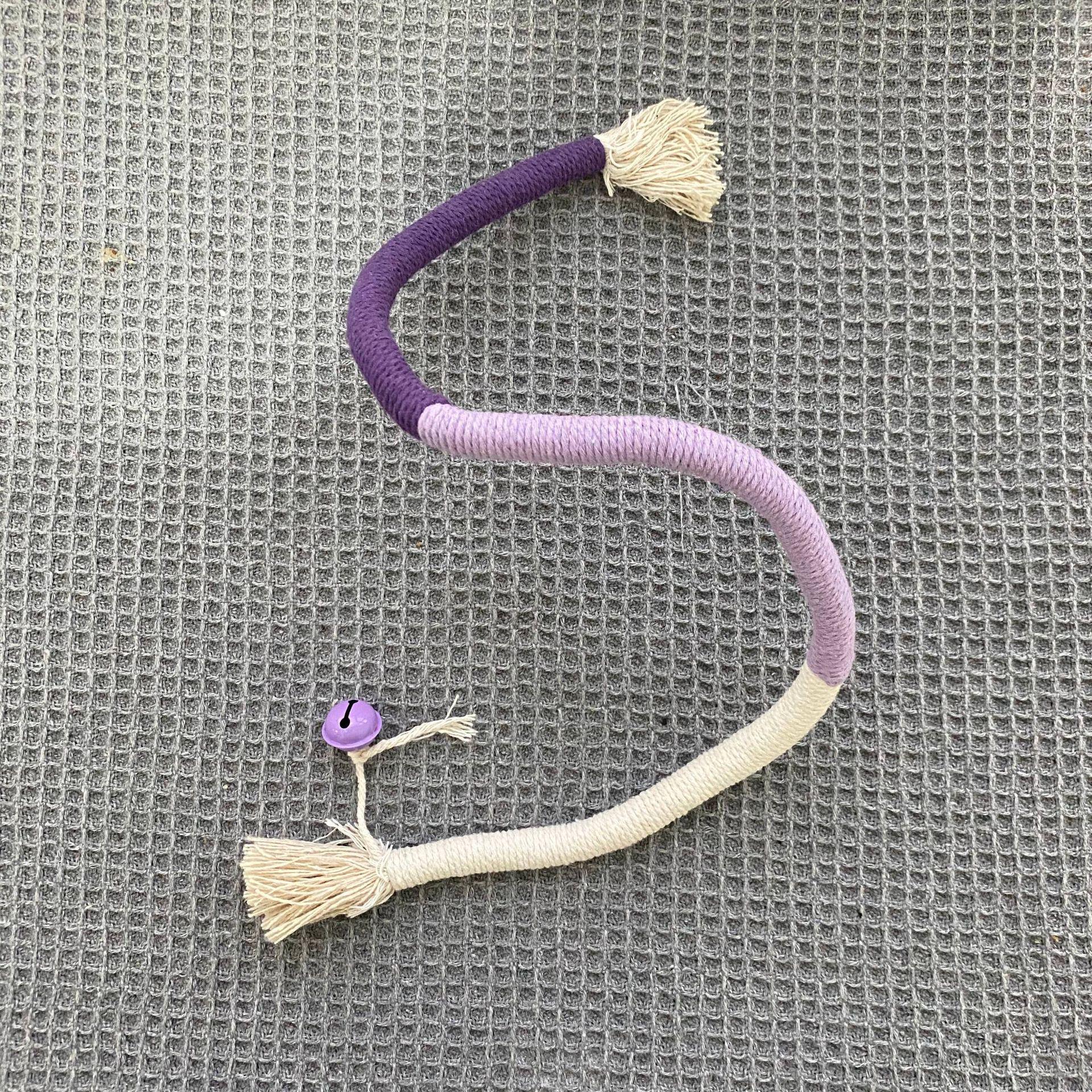 

Котяча Жувальна Мотузка Прорізувач Іграшка – Зняття Нудьги у Кошеняти, Дражнилка