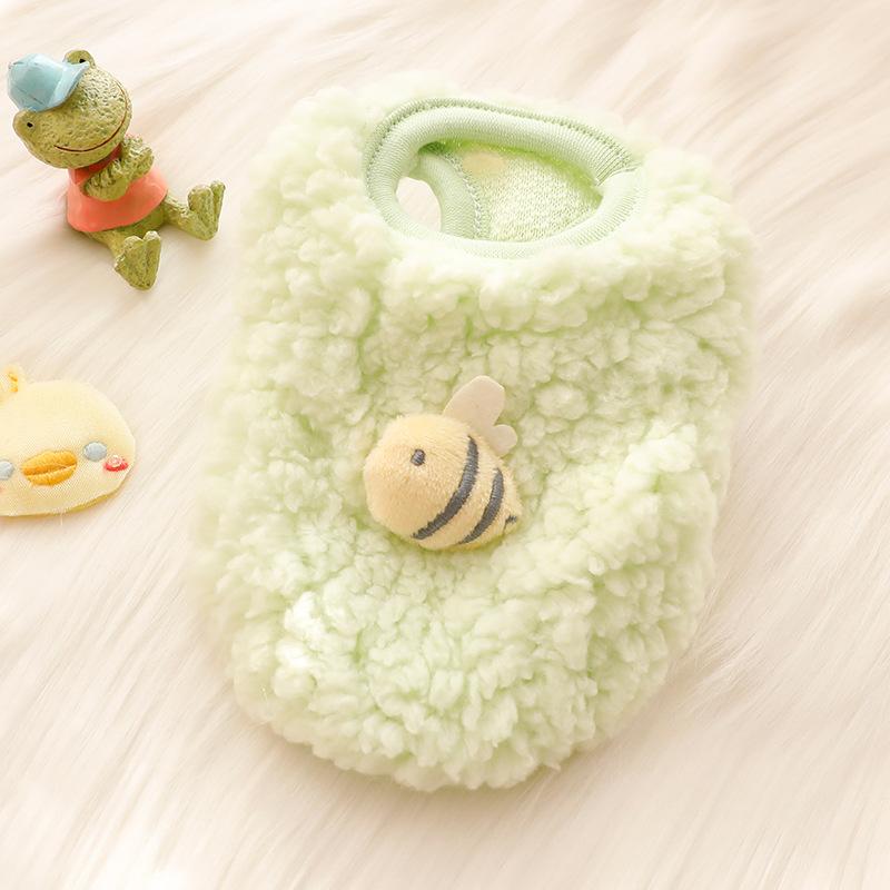 Gattino Gatto Neonato Abbigliamento in Velluto Invernale Caldo Maglioncino per Piccoli Animali Coniglietto Maglioni Vestiti Barboncino Teacup XXXS