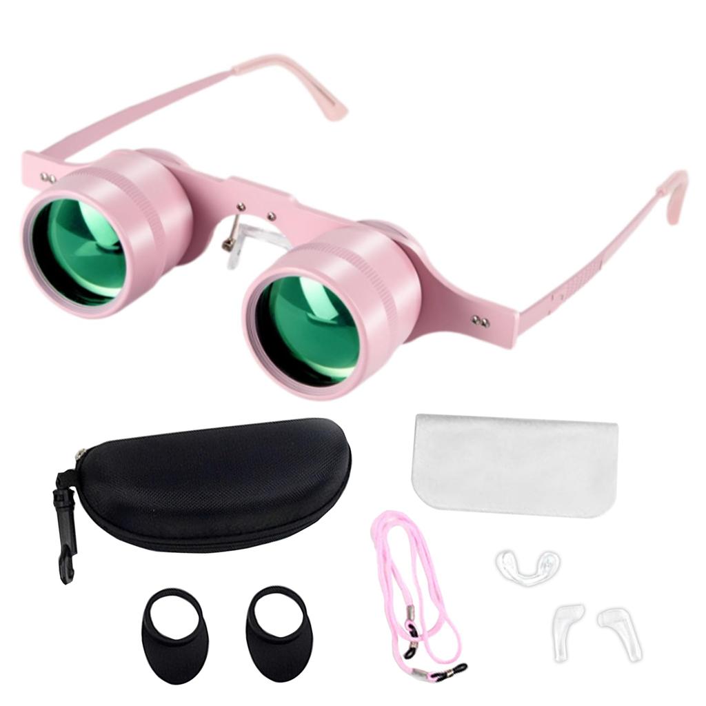 EdisonBrain Opera Glasses, 10x Telephoto Binoculars with Adjustable Eye Width, Ideal for Fishing, Concerts, Sports, and Theaters, Lightweight,