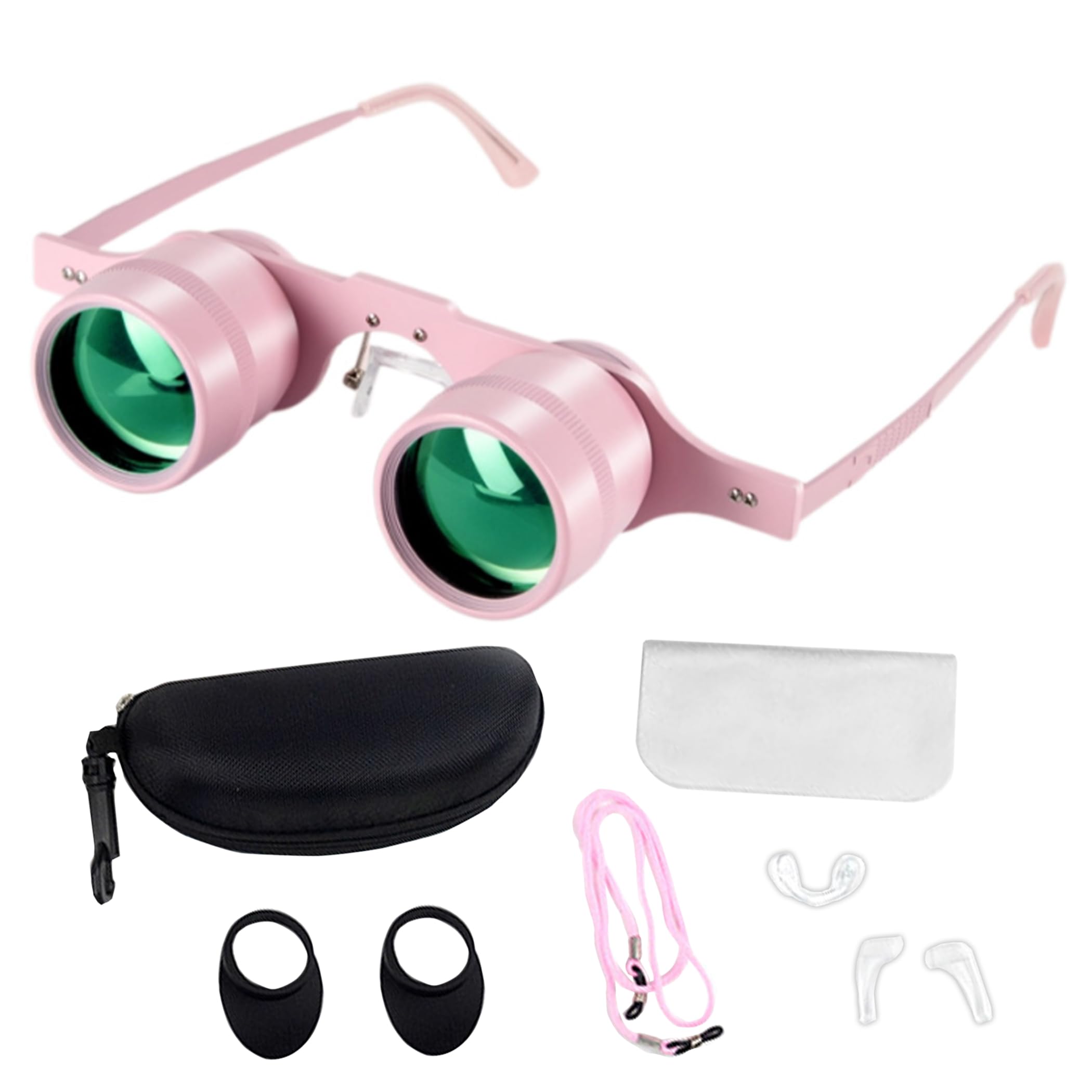 

EdisonBrain Opera Glasses, 10x Telephoto Binoculars with Adjustable Eye Width, Ideal for Fishing, Concerts, Sports, and Theaters, Lightweight,