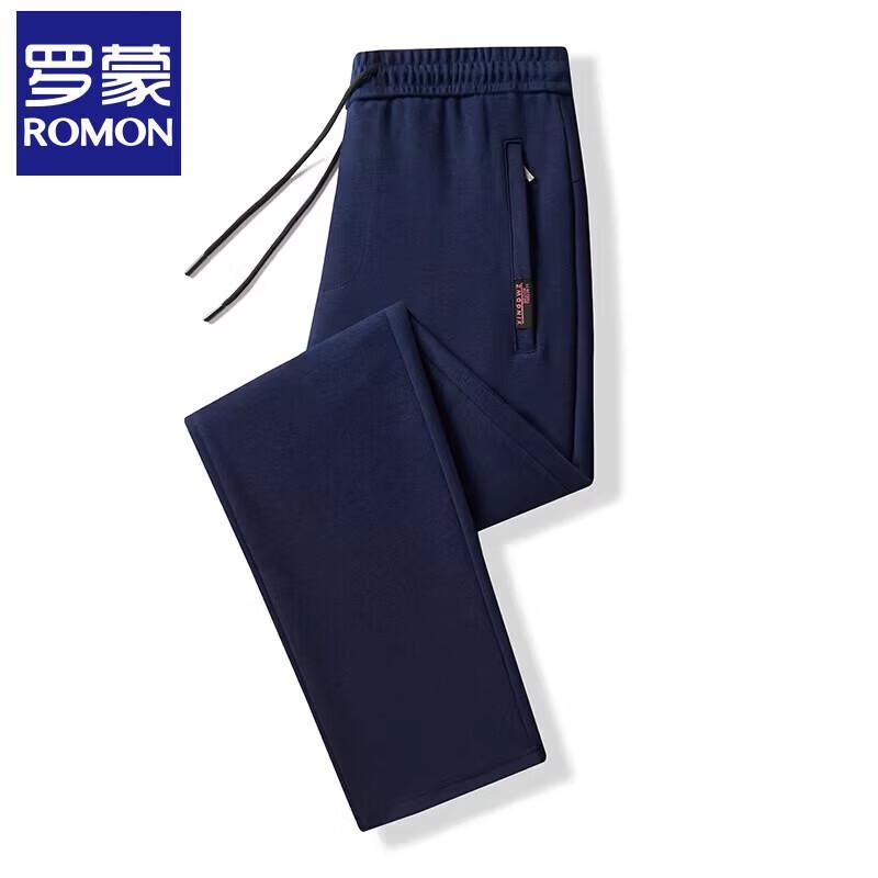 ROMON Мужские повседневные спортивные штаны свободного кроя из смесовой хлопковой ткани 5XL
