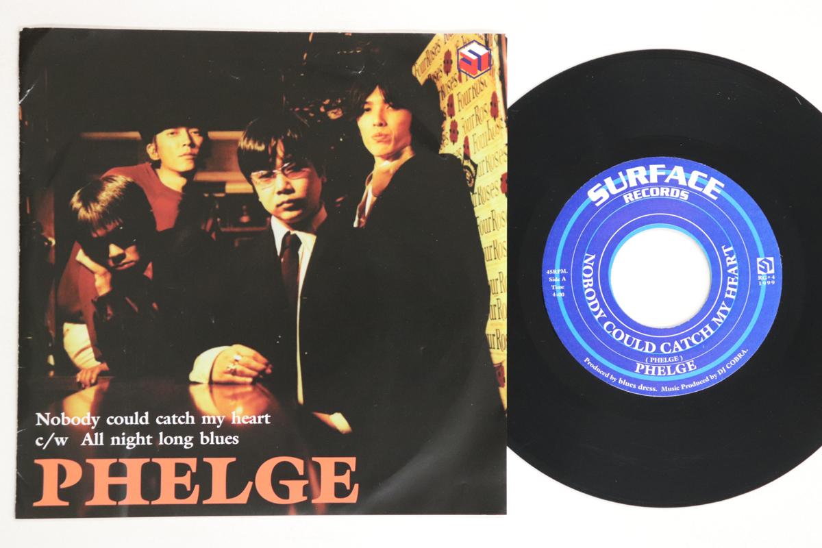 

7inch Record PHELGE - Nobody Could Catch My Heart / All N RG4 Surface 1999 Japan Japanese Pop/Rock Used