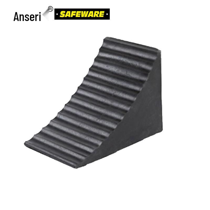 Heavy-Duty Rubber Wheel Chocks (2-Pack)