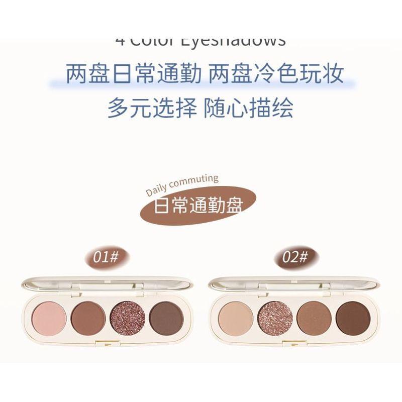 NOVO - Happy Puppy Quad Color Eyeshadow Palette - 4 Types