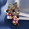 High End Diamond Inlaid Brooch, Women's High-end Feel, Chest Flower, Multifunctional Clothing Accessories