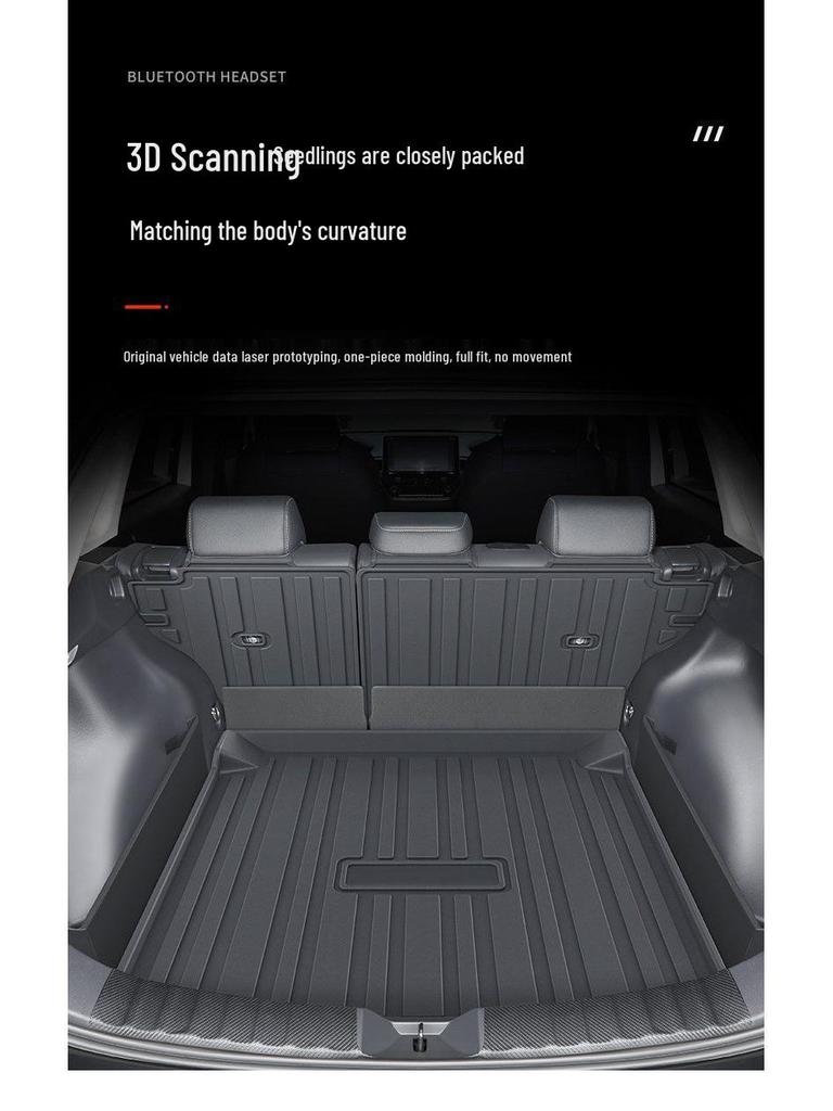 2024 GAC Trumpchi GM8 TPE Trunk Mat - Car Modification Supplies