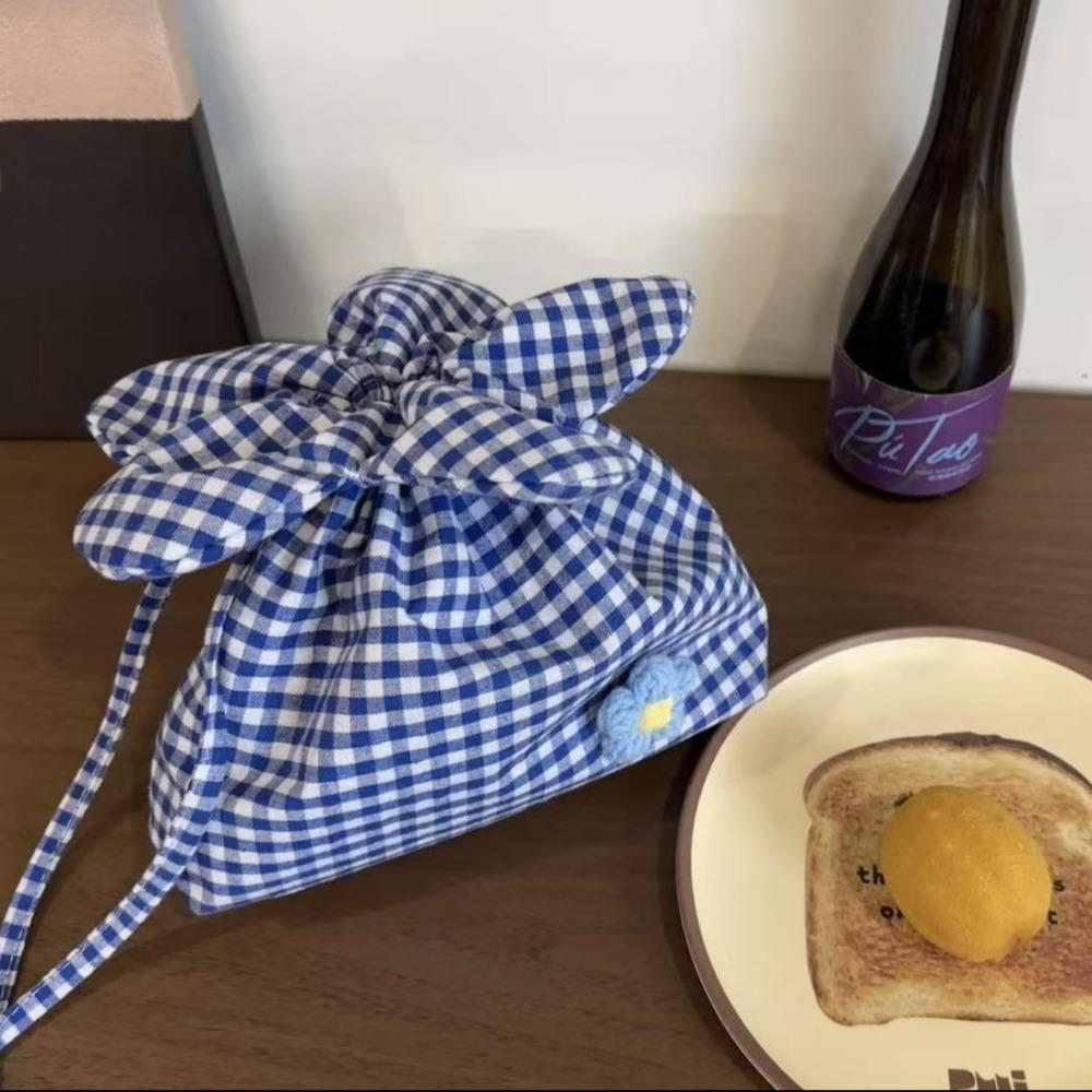 

Korean Style Flower Handbag Cute Shoulder Bags Literary Small Crossbody Bag Women синий