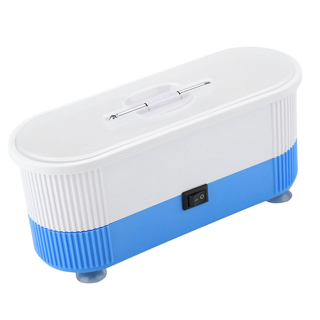 Eyeglass Glasses Cleaner Cleaning Contact Lenses Watch Cleaners Machine (Blue)