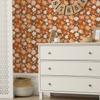 Gemalte mehrfarbige Blumen DIY Schlafzimmer Wohnzimmer Hintergrund verschönern dekorative Tapete Tapete