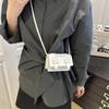 Belt Decoration Summer New Trend Contrasting Colors Simple Retro Casual Messenger Shoulder Small Square Bag Woman