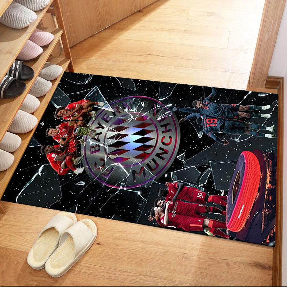 FC Bayern München Fans Quadratische Teppiche sind eine großartige Wahl für Wohnzimmer, Schlafzimmer, Heimdekoration und als Geschenke.