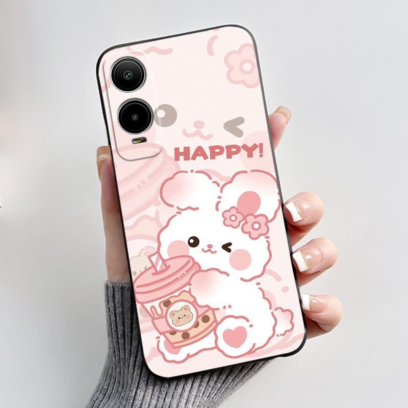 Casing For AT&T Verge (SL219A) Cricket Icon 6 Phone Case Luxury Cute Cool Boys Girls Black Matte Soft silicone Back Cover Shell