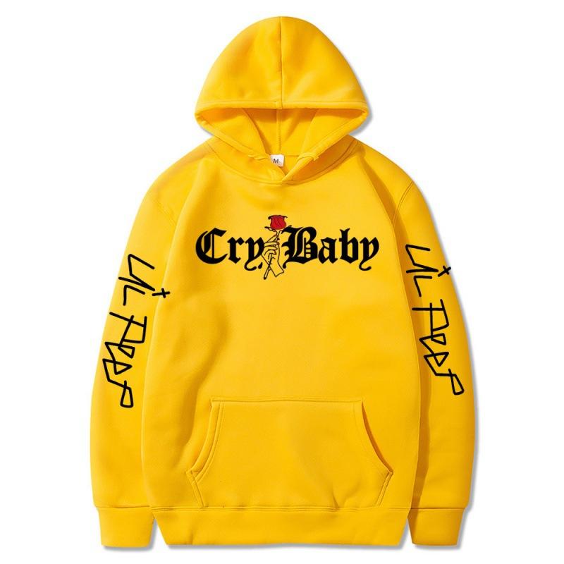 Men Hoodies 2021 Lil.Peep Rose Cry Baby Hoodie