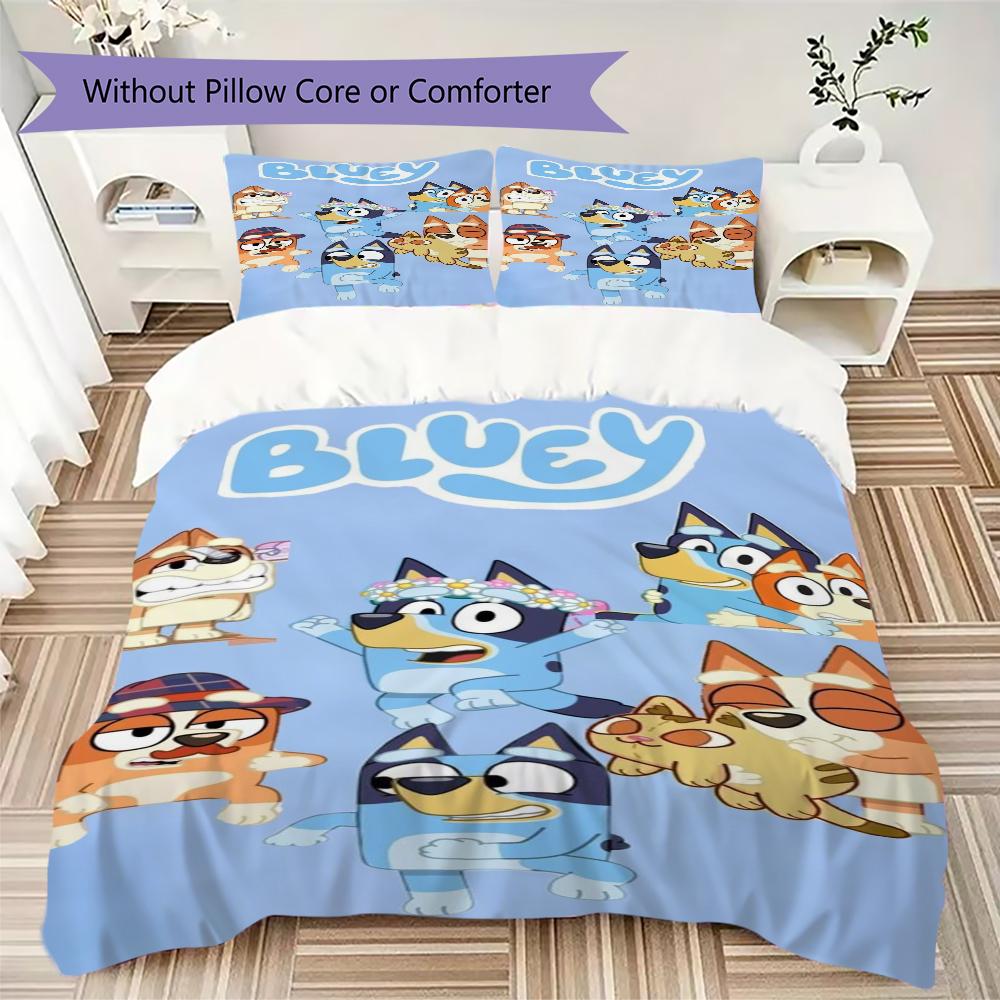 Happy Family Time Together Threepiece Set Without Core 1 Duvet Cover 2 Pillowcase Without Core Bedding Set Duvet Cover And Pillowcase
