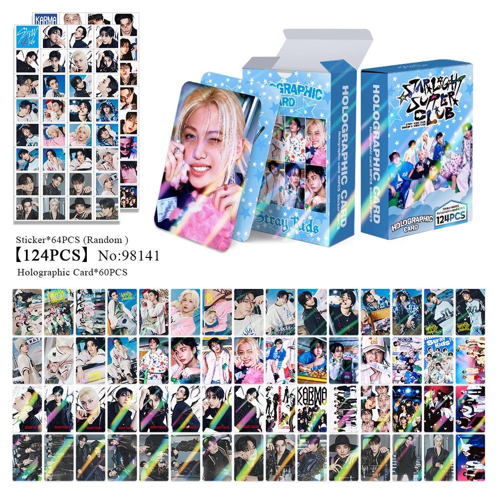 124Pcs  Card Stray Kids Card Boy Group Album "DO IT"Pocards Lomo Hyunjin Felix LeeKnow Han BangChan  Album Fans Gifts