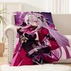 Honkai Impact 3rd Thelema fanart Flannel warm comfort soft plush blanket sofa living room hogar office bedroom travel gift home
