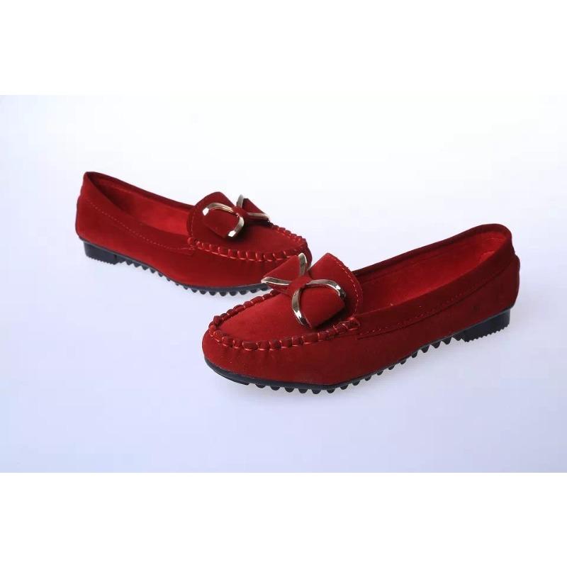Women's Bow Slip-On Flats, Low Heel Casual Loafers for Driving and Work
