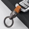 Wfkhp1 1Pc Premium Suede Leather Car Key Ring for Volvo XC40 XC60 XC90 S60 S90 V50 V70 V60 V40 S80 EX30 EX90 Metal Key Chain Auto Parts