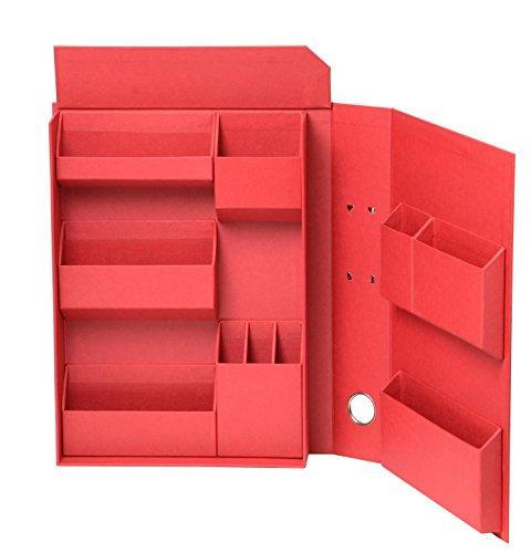 

Nakabayashi LST-FA4WR Lifestyle Tool Storage Box File A4 Wine Red
