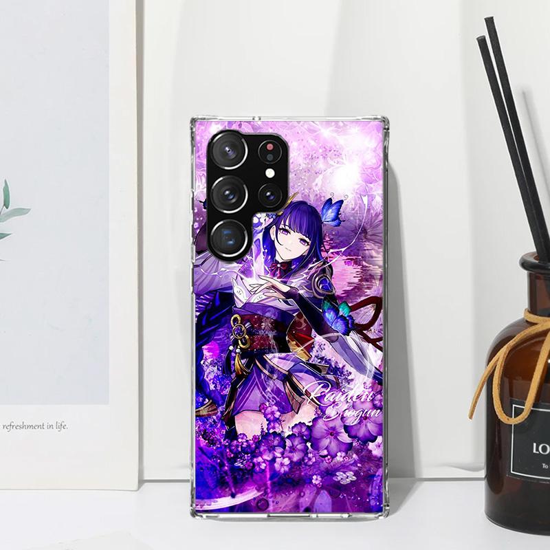 

Raiden Shogun Genshin Impact Phone Case For Samsung Galaxy S26 S25 Edge S24 FE S23 S22 Ultra S21 Plus S20 + Art Fundas Back Cove Samsung S26 Plus