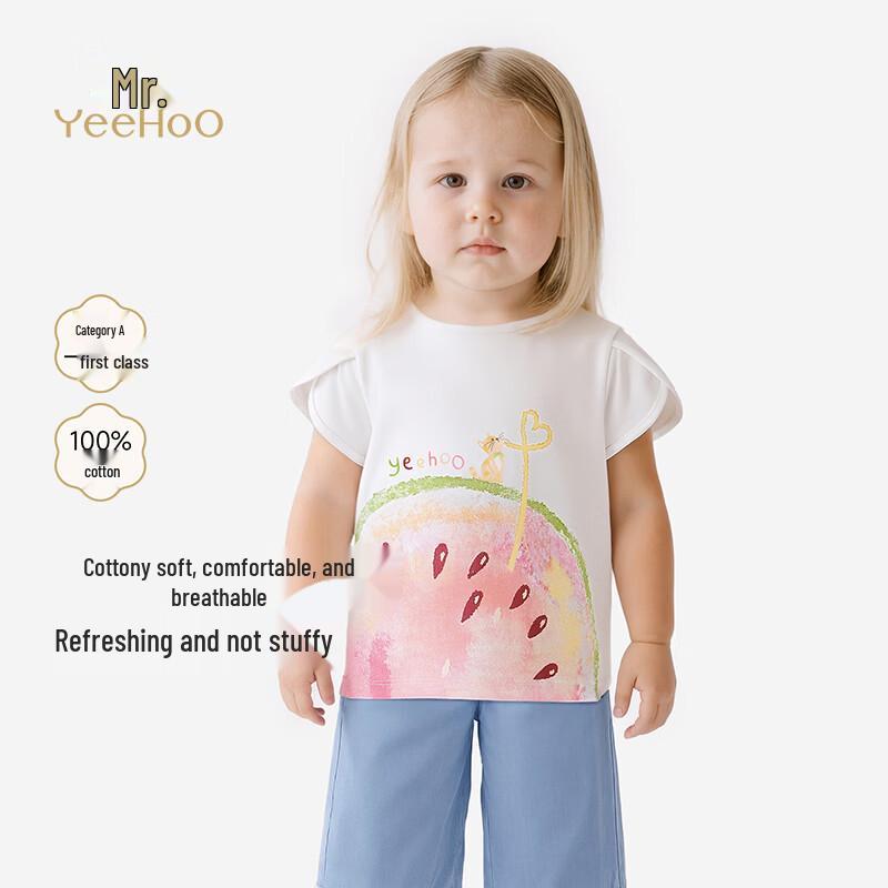 Yeehoo Girls  Short Sleeve T-Shirt 90