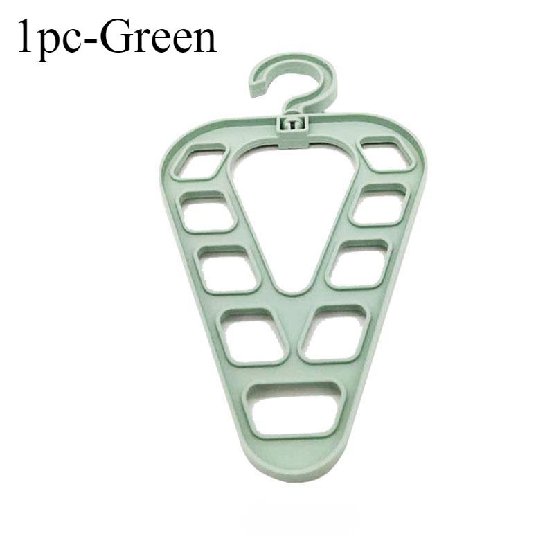 

1/2/3Pcs 9-Hole Magic Clothes Hanger Closet Organizer Space Saving Multi-function Drying Racks Wardrobe Scarf Storage