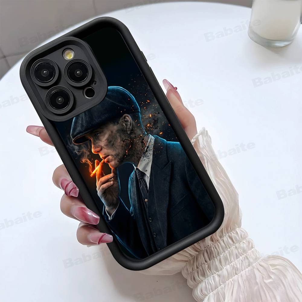 Movie P-Peaky-S B-Blinders Phone Case For IPhone 17 16 15 13 11 12 14 Pro Max Plus Silicone Cover Shell