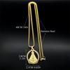 Our Lady Of Aparecida Brazil Necklace for Men Women Stainless Steel Gold Color Virgin Mary Bless Chain Jewelry Colar Masculino