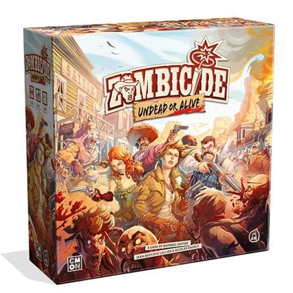 

Undead or Alive Strategy Game for Teens and Adults Zombie Board Game Ages Players Average Playtime 1 Hour Produced by CMON Zombicide Co-op 14+