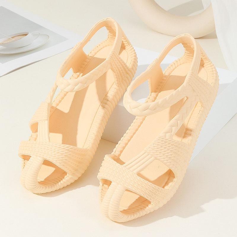 Zehensandalen Herren Sandale Rutschfeste Zehensandalen Ausgehöhlte Hausschuhe Plateau Damenschuhe Sommer Haus Paare Weiche Herren Hausschuhe Flats