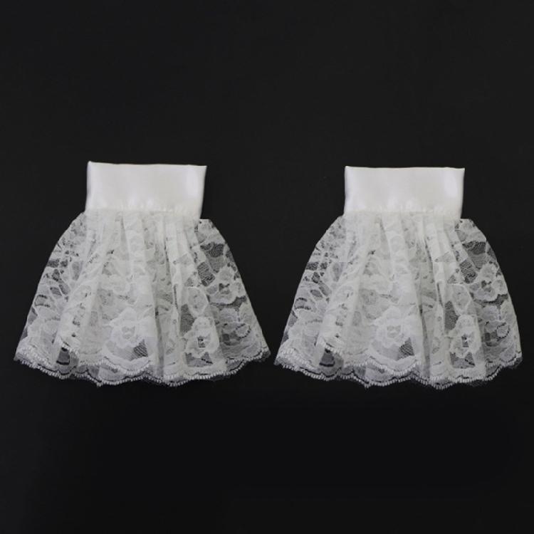 Lace Decorative Collar Wrist Cuffs Set Anime Event Gathering Neckwear Costume Accessories For Fashion Cosplay Enthusiast